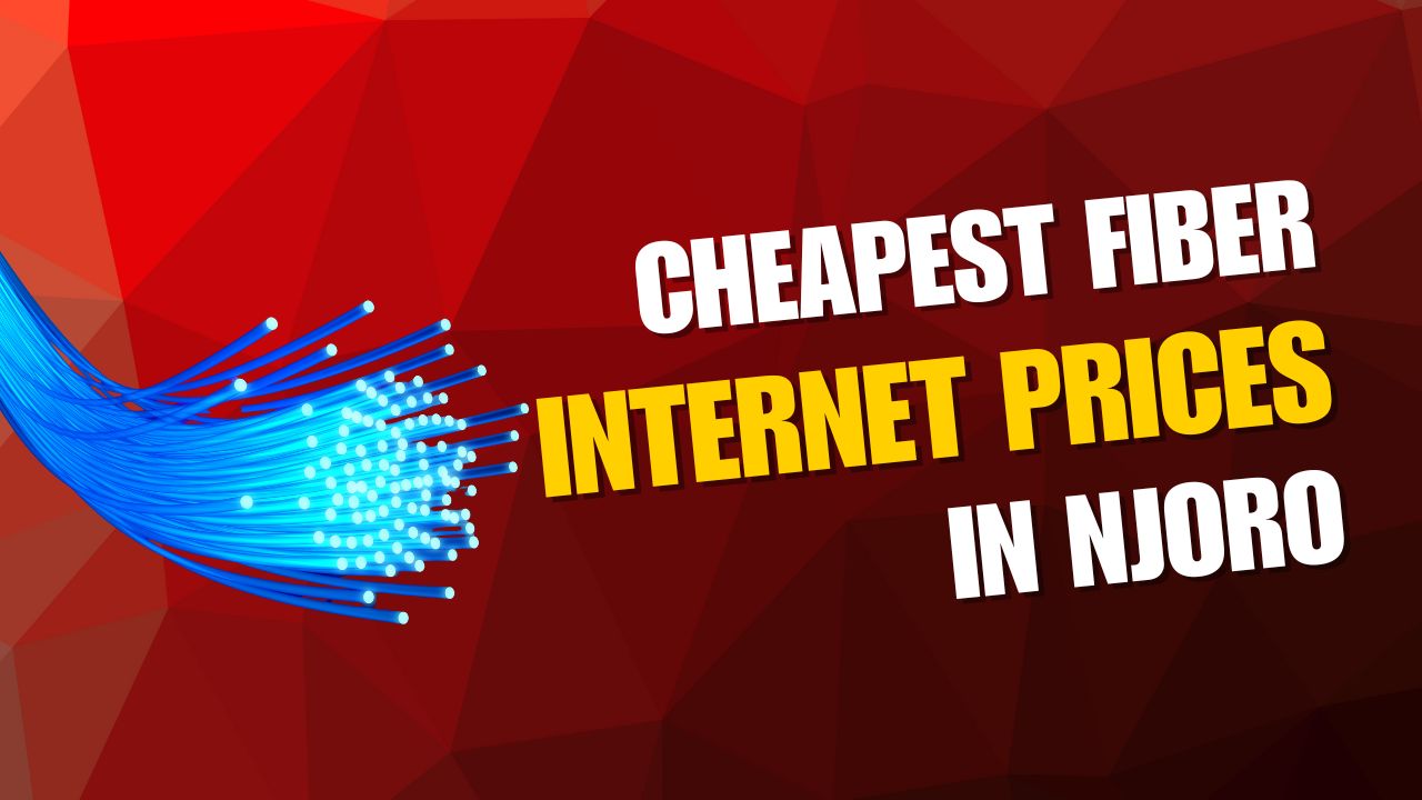 Affordable fiber internet prices in Njoro with high-speed WiFi packages for homes