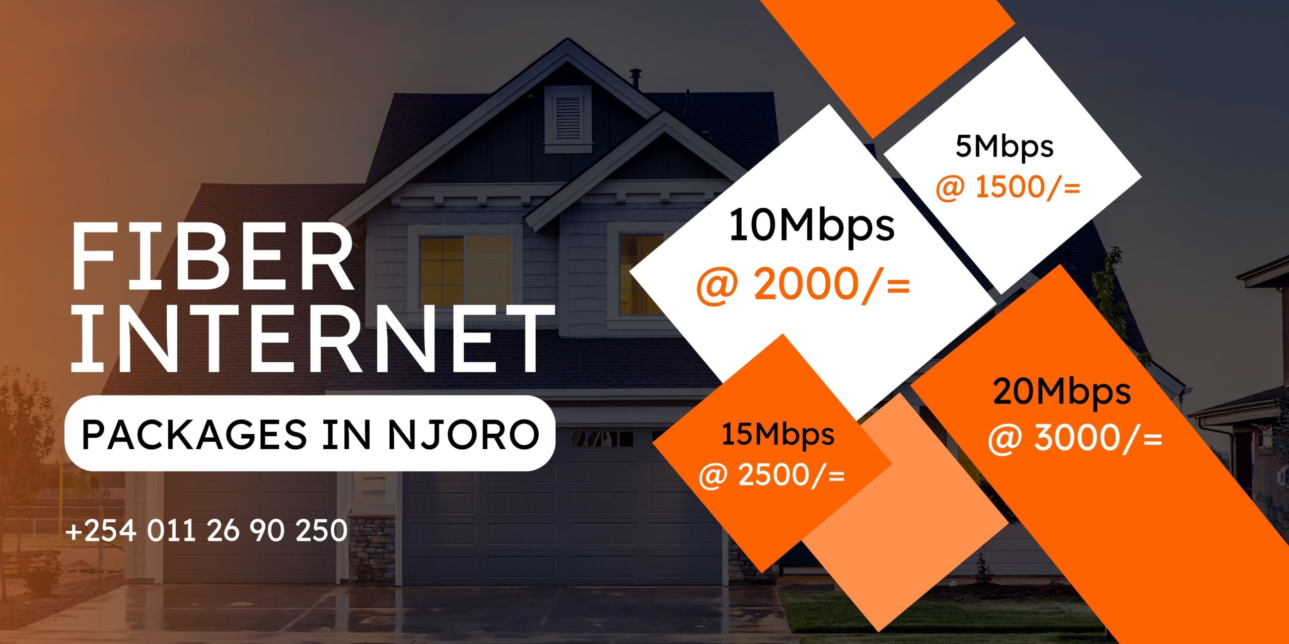 Fiber internet packages in Njoro with reliable and affordable WiFi plans